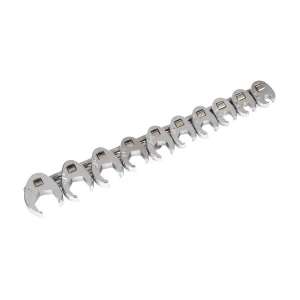 Titan Tools 10 pc. 3/8in. Dr SAE Flare Nut Crowsfoot Wrench Set (17296)