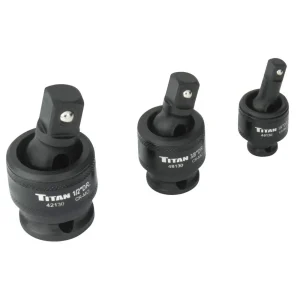 Titan Tools 3 pc. Impact Socket Universal Joint Set (40160)
