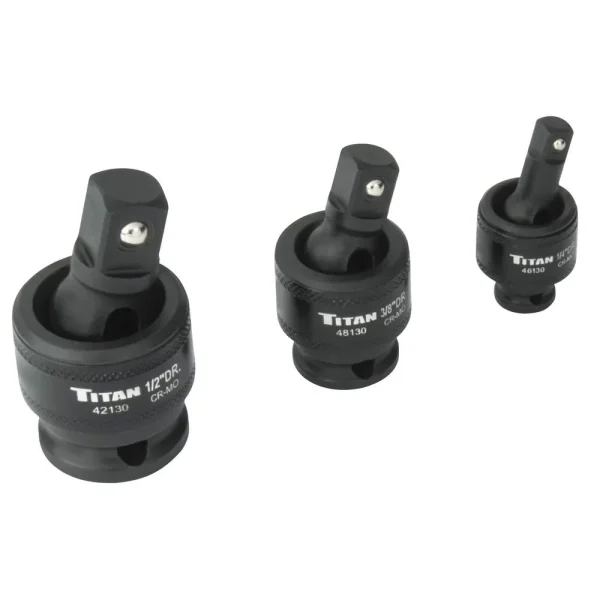 Titan Tools 3 pc. Impact Socket Universal Joint Set (40160)