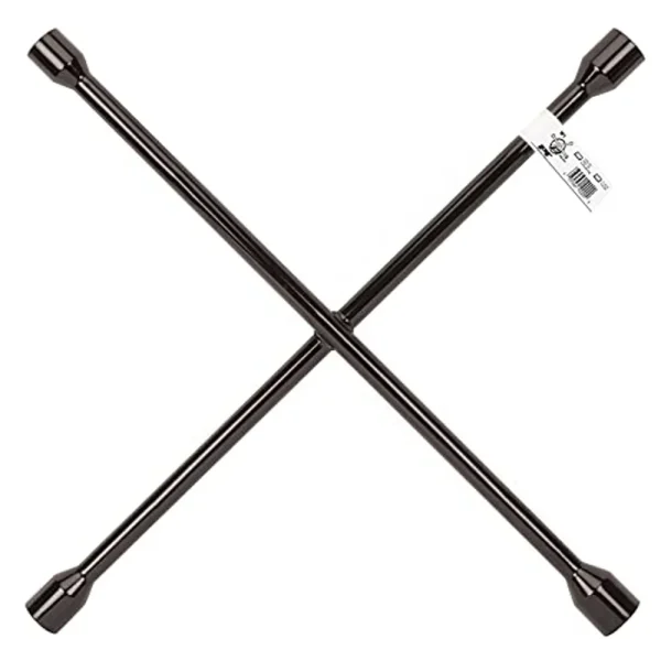 Performance Tool W1 Silver 20″ SAE/Metric 4-Way Cross Lug Wrench