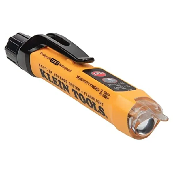 Klein Tools NCVT3P Dual Range Non Contact Voltage Tester, 12 – 1000V AC Pen