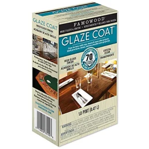 Famowood 5050060 Glaze Coat Epoxy Adhesive Kit – Pint Clear