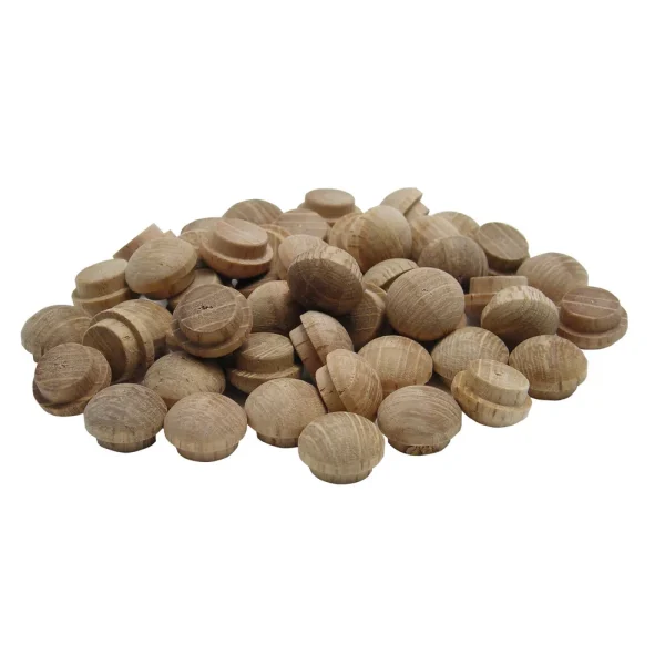 General Tools 3/8 In. Oak Button Plugs, 50-Pack (311038)