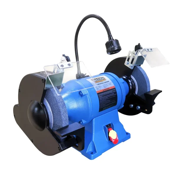 Baileigh 10″ Industrial Bench Top Grinder with LED Work Light (1227896)