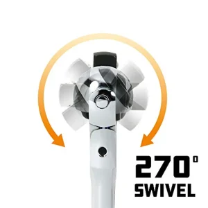 Powerbuilt 649941 Swivel Head Ratchet, 3/8 Inch Drive Hand Tools, Rotating - view 2