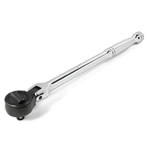 Powerbuilt 641506 Alltrade 3/8″ Flex Ratchet Driver, Silver