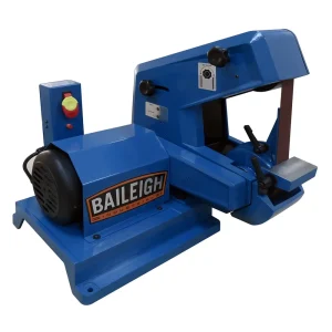 Baileigh 110V 1HP Single Speed Three Wheel Belt Grinder with 2″ Belt (1227893)