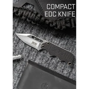 SOG NB1002-CP Instinct Mini Neck Knife 1.9″ Satin Plain Blade, G10 Handles - view 3