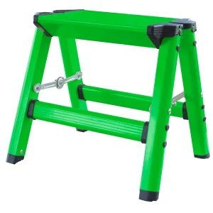 AmeriHome STL1AGNKIT Lightweight Single Step Step Stool 2 Pcs Set – Bright Green - view 2