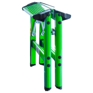 AmeriHome STL1AGNKIT Lightweight Single Step Step Stool 2 Pcs Set – Bright Green - view 3