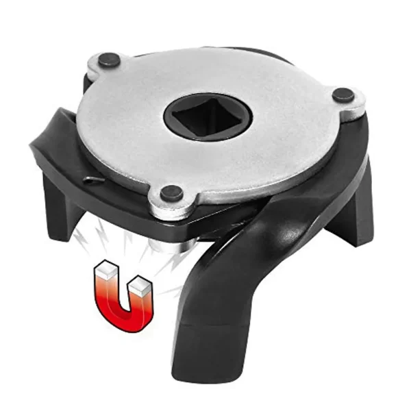 Powerbuilt 240245 Auto-Adjusting 3-Jaw Oil Filter Wrench 2-5/16″ to 3-9/16″
