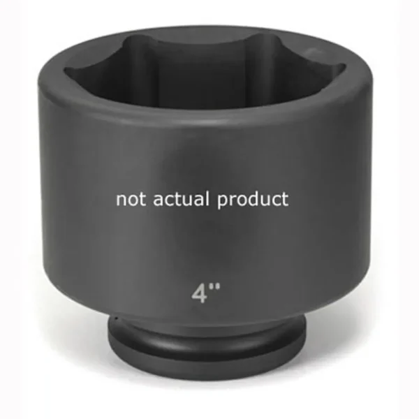 Grey Pneumatic 1-1/2″ Drive x 3-3/4″ Standard Socket (6120R)
