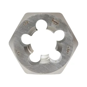 Irwin 7405 Hex Pipe Die, Rethreading, 1/2″ – 14 NPT