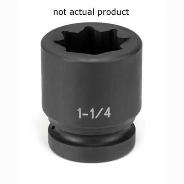 Grey Pneumatic 1″ Drive x 1-13/16″ Standard – 8 Point Socket (4558S)