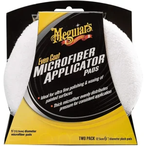 Meguiars X3080 Even Coat Microfiber Applicator Pads – 2 Pack