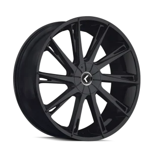 Kraze Swagg KR144 Satin Black Wheels
