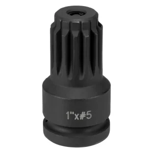 Grey Pneumatic 1″ Drive Lock Button Impact Adapter (4011A)