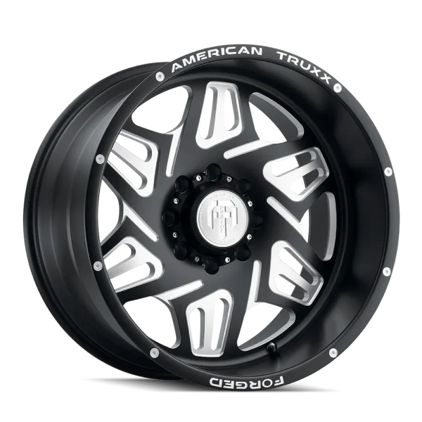 American Truxx Forged Orion ATF1908 Matte Black Milled Wheels