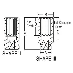 Grey Pneumatic 1″ Drive 1″ 8-Point Deep Impact Socket (4532SD) - view 2