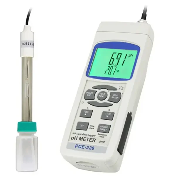 PCE Instruments Digital pH Meter with Temperature and Redox Measurement (PCE-PH 228)