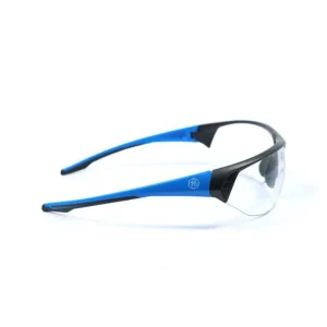 General Electric Blue/Black Scratch-Resistant Safety Glasses – Clear/Smoke Lenses (GE206C, GE206CAF, GE206SAF) - view 4