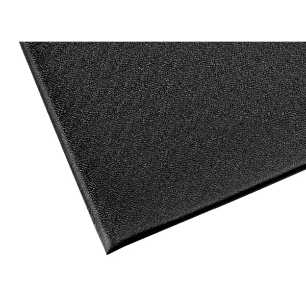 Crown Matting Tuff-Spun 3/8 Pebble-Surface 2’x60′ Black (TP83824BK)