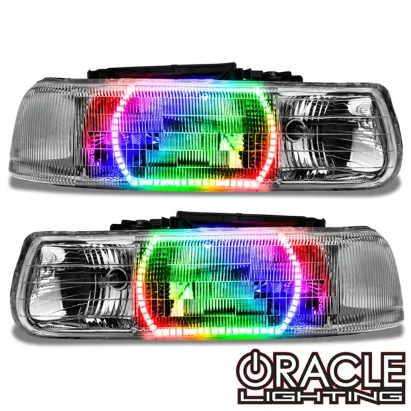 Oracle Lighting 2000-2006 Chevrolet Tahoe/GMC Yukon Pre-Assembled LED Halo Headlights (8166-330, 8166-333, 8166-334, ...