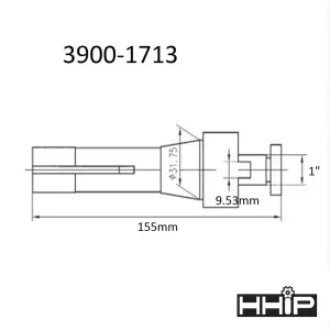 HHIP 1″ R8 SHELL END MILL HOLDER (3900-1713) - view 2