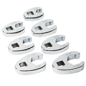 Eastwood 7 Piece 3/8 Inch SAE Crowsfoot Socket Set (60379)