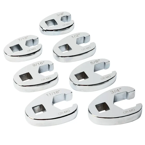 Eastwood 7 Piece 3/8 Inch SAE Crowsfoot Socket Set (60379)
