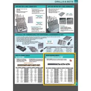 HHIP 5/16 X 3-3/4″ 118 DEGREE SOLID CARBDIE DRILL – USA MADE (5003-4020)