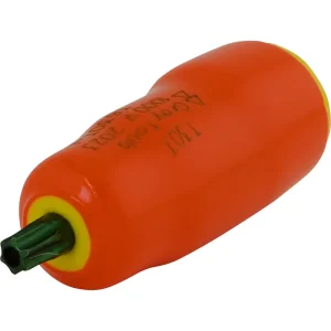 Gray Tools T30T X 3/8″ Drive Standard Length Torx Head Tamper Resistant, 1000V Insulated Socket (T630T-I) - view 2