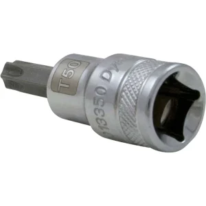 Dynamic Tools 1/2″ Drive Torx® Head, T20 Bit Regular Length, Chrome Finish Socket (D013320) - view 3