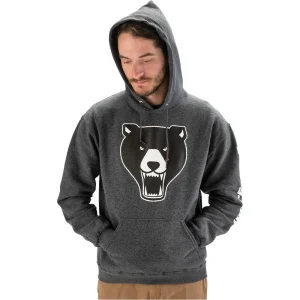 Grizzly Industrial Dark Heather Grizzly Sweatshirt (T34253, T34254, T34255, T34256) - view 2
