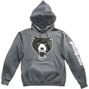 Grizzly Industrial Dark Heather Grizzly Sweatshirt (T34253, T34254, T34255, T34256) - view 4
