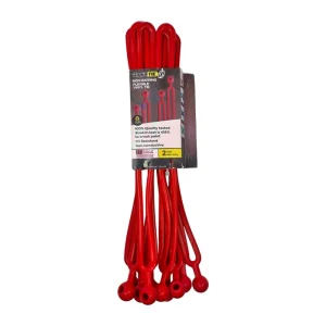 Rapid Tie 16″ Non-Marring Adjustable Strap, Extendable, Red (BBRT01-10-RD)