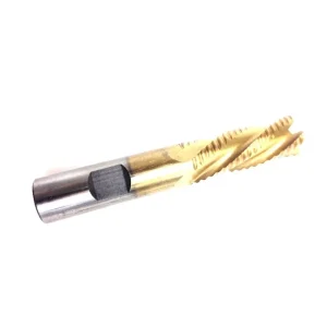 HHIP 3/4 X 3/4 X 3-7/8″ 4 FLUTE TiN COATED M42 COBALT ROUGHING END MILL (8002-6770) - view 2