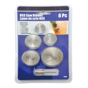 HHIP 6 PIECE HIGH SPEED STEEL SLITTING SAW SET (5071-5000) - view 2