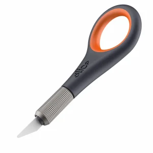 Slice Precision Knife with Unique Handle and Finger Grip, Black (10580)