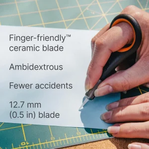 Slice Precision Knife with Unique Handle and Finger Grip, Black (10580) - view 3