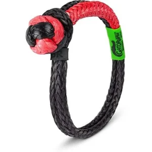 Bubba Rope 3/8″ Red/Black NexGen PRO Gator-Jaw Shackle (176746NGRB)