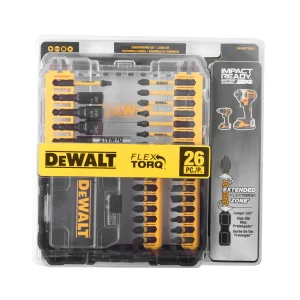 DeWalt Screwdriver Bit Sets, 1/4 Hex Shank, PK26 (DWANGFT26SET) - view 2