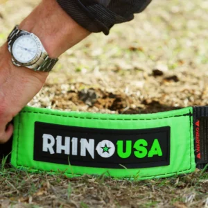 Rhino USA Recovery Tow Strap 4inx30ft (Green) (RG-TS4X30-GRN) - view 4