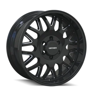Mayhem Tripwire 8110 Gloss Black with Milled Spokes Wheels