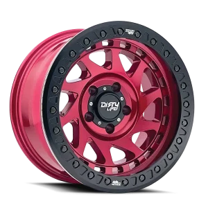 Dirty Life Enigma Race 9313 Gloss Crimson Candy Red Wheels
