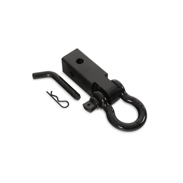 Body Armor Shackle Receiver 2″ w/ 3/4″ D-Ring Gloss Black (5149)