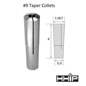 HHIP 7/16″ BROWN & SHARPE #9 TAPER ROUND COLLET (3900-0994)