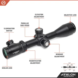 Athlon Optics Argos BTR GEN2 6-24X50 APLR2 FFP IR MOA Reticle (214062) - view 3