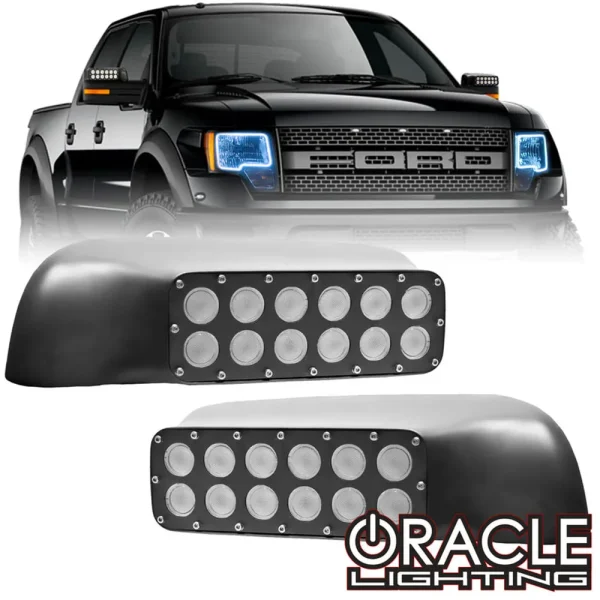 Oracle Lighting 2009-2014 Ford F150/Raptor LED Off-Road Side Mirrors (5752-001)