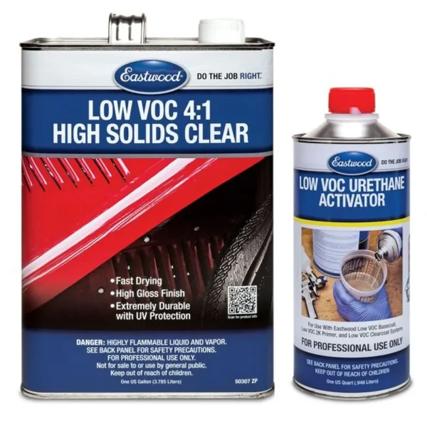 Eastwood 4:1 Low VOC High Solids Urethane Automotive Clear Gallon (50307ZP)